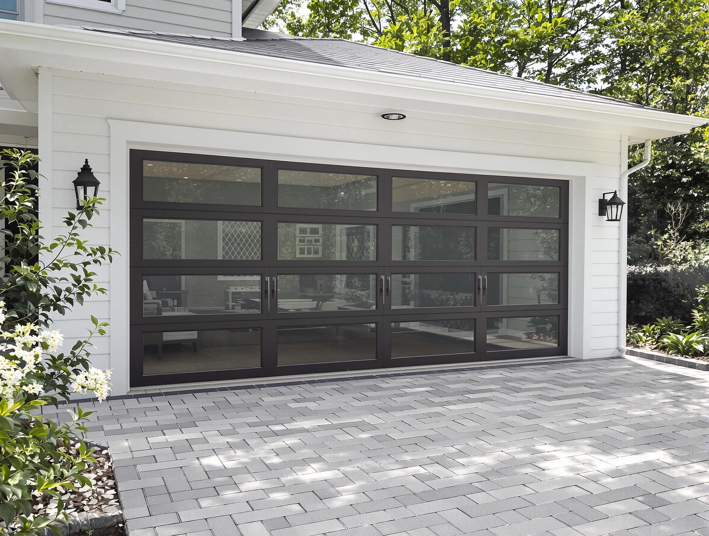 Wellsville Garage Door Repair design specialist presenting custom garage door options to Wellsville homeowner