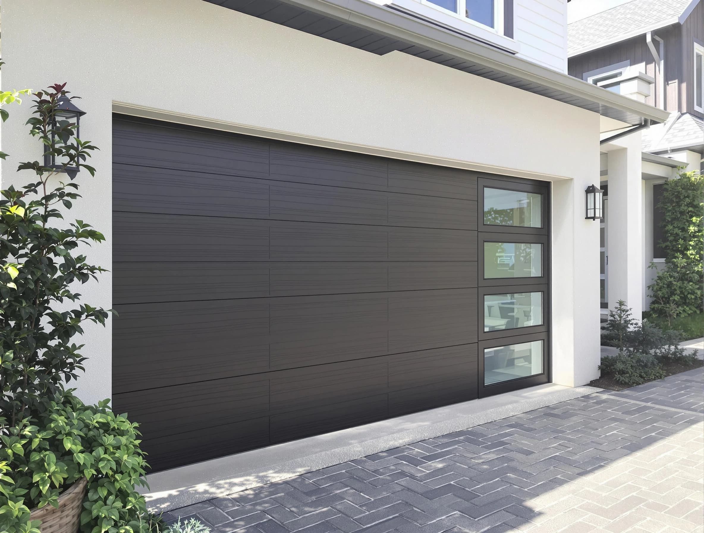 Custom garage door installation by Wellsville Garage Door Repair in Wellsville