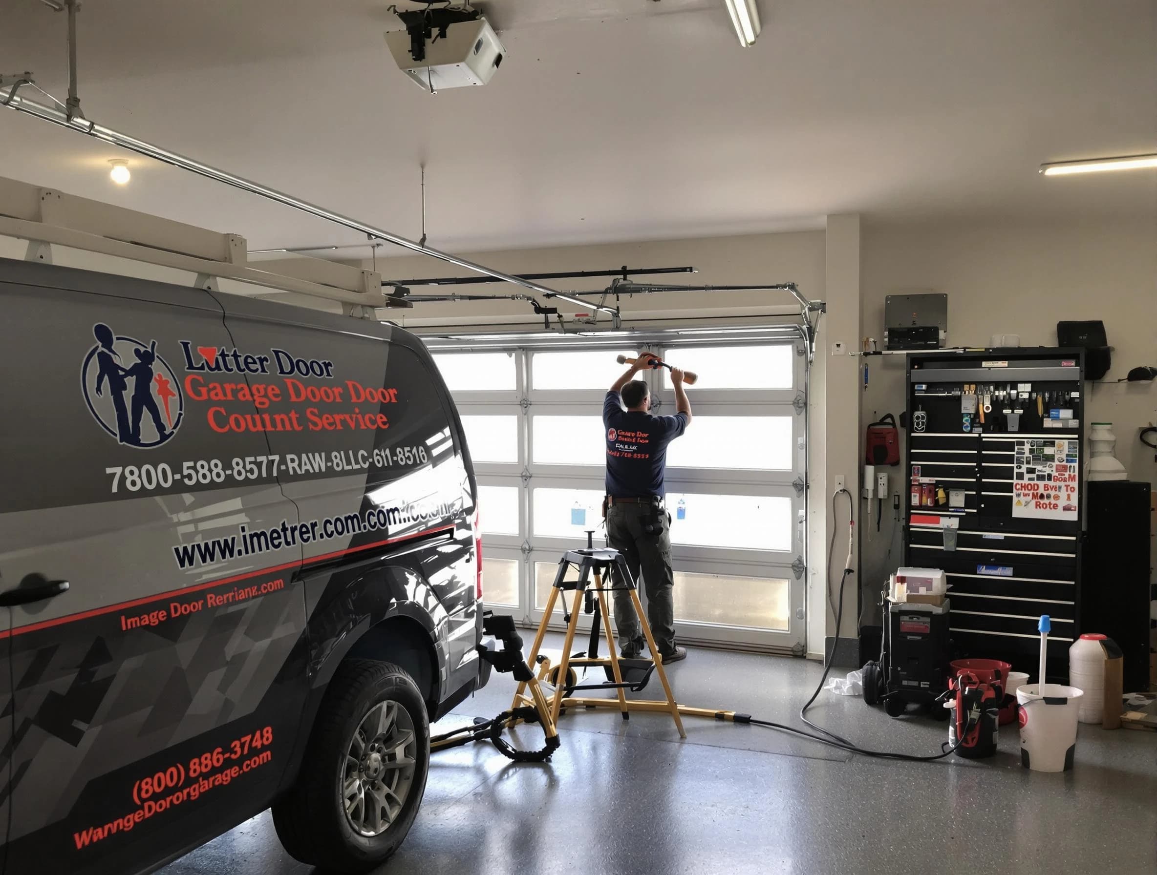 Wellsville Garage Door Repair rapid response team performing same-day repair in Wellsville