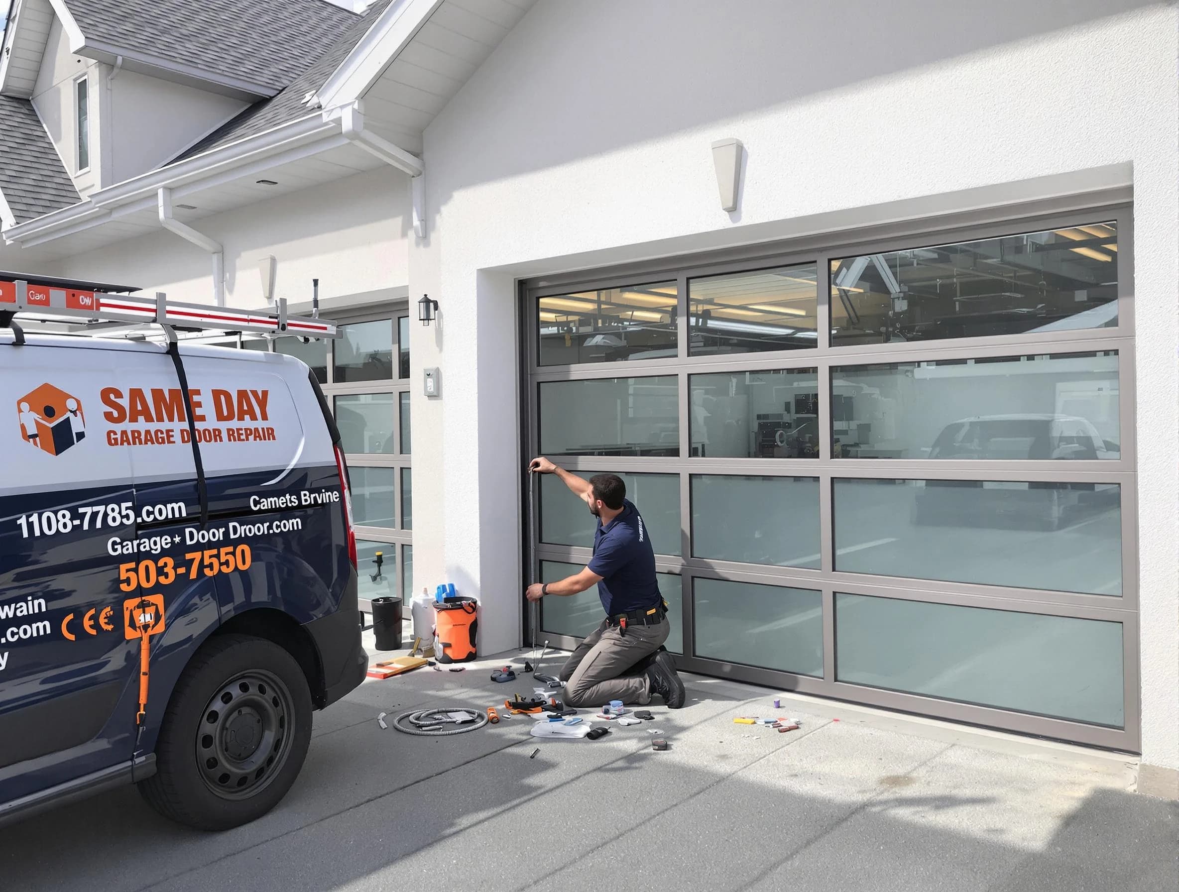 Same-day garage door repair service by Wellsville Garage Door Repair in Wellsville