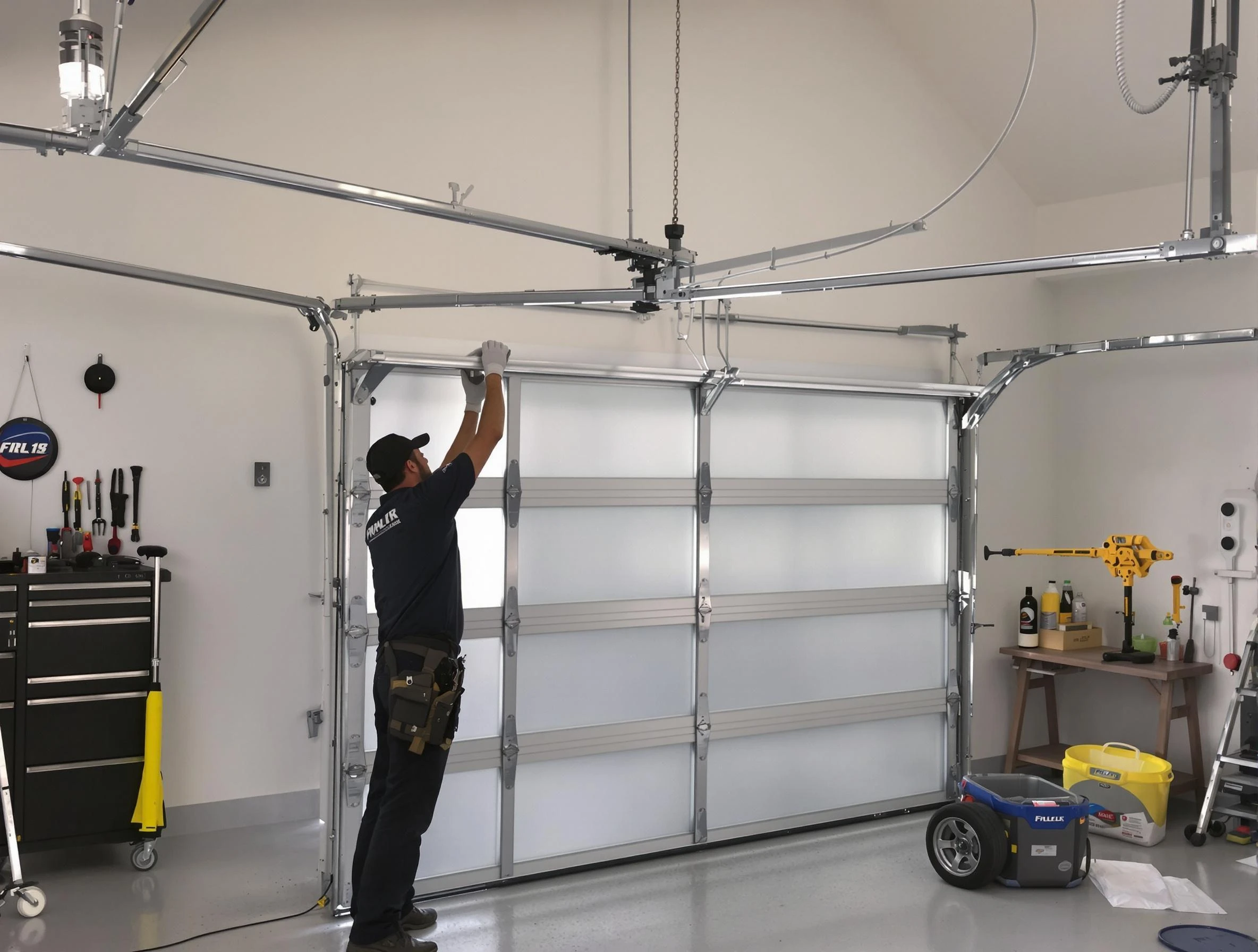 Wellsville Garage Door Repair certified team performing precision garage door installation in Wellsville