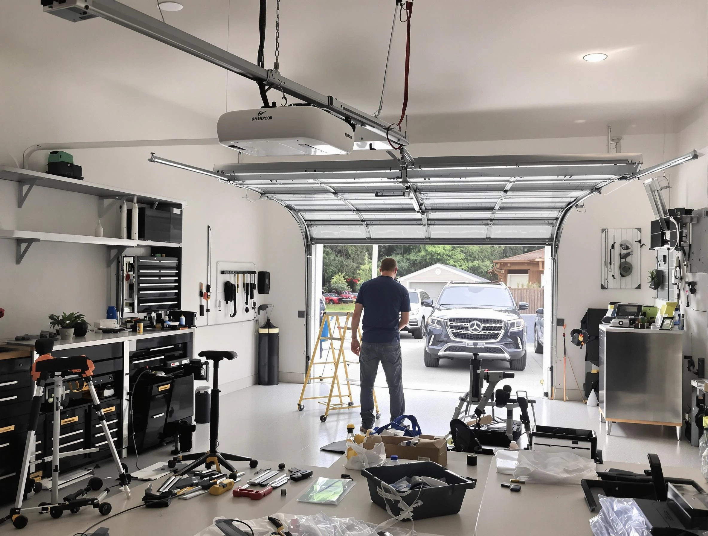 Garage door opener installation by Wellsville Garage Door Repair in Wellsville