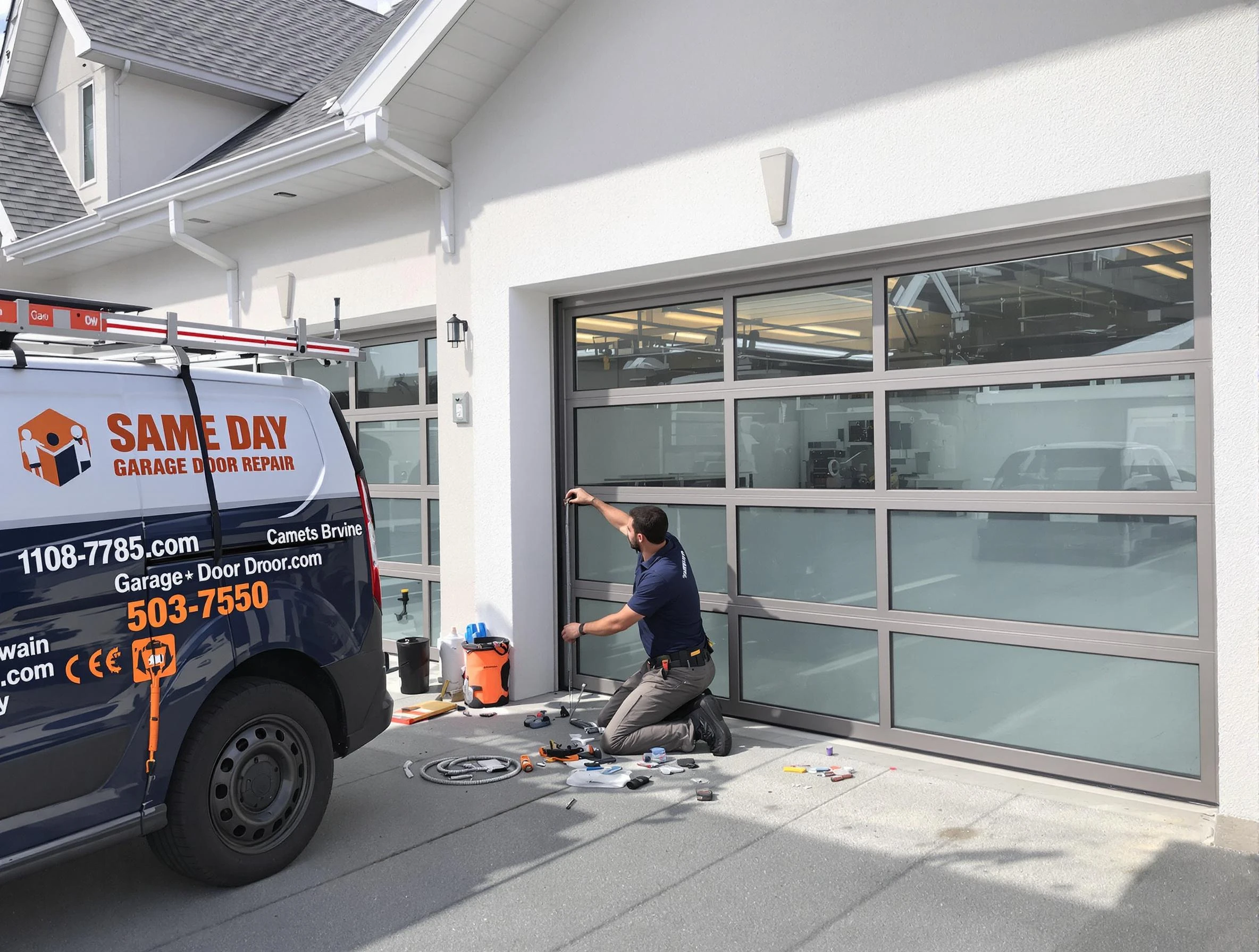 Same-day garage door repair service by Wellsville Garage Door Repair in Wellsville